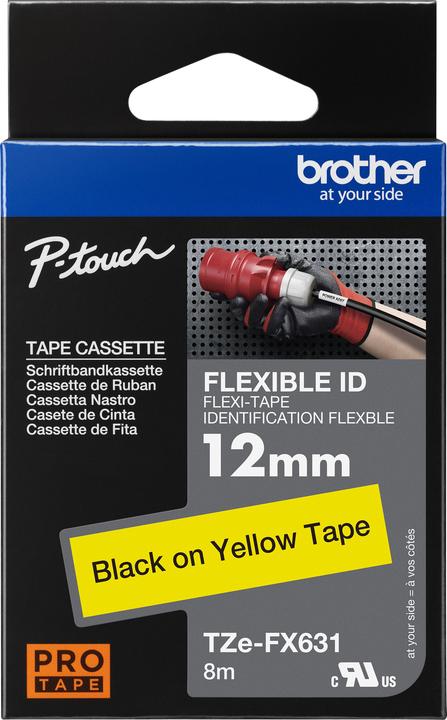 Image du produit Brother Tze-Fx631 (1.20 cm, Jaune)