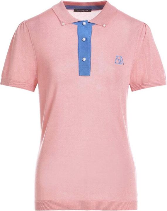 Bellemere Polo Shirt Women’s Chic Two-Tone Tencel Polo (S)