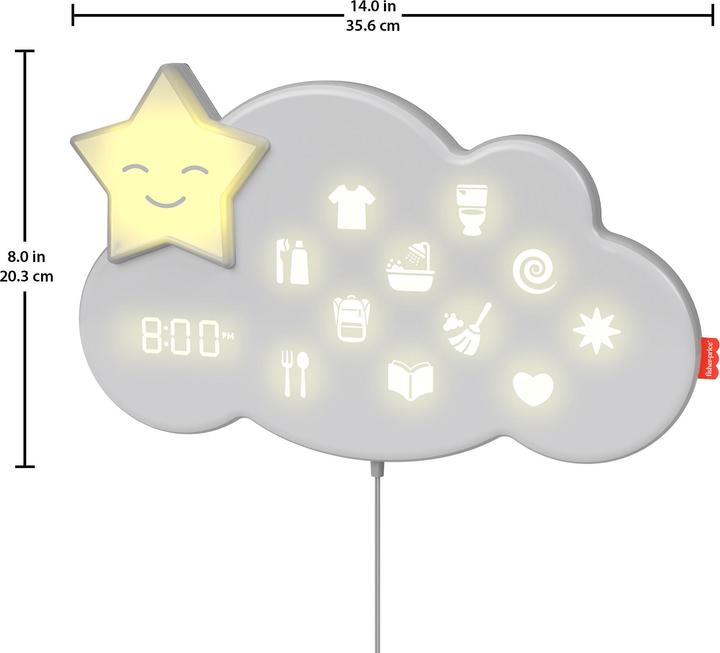 Image du produit Fisher-Price Lumalou Assistant de sommeil et routines - Veilleuse Bébé - Dès la naissance