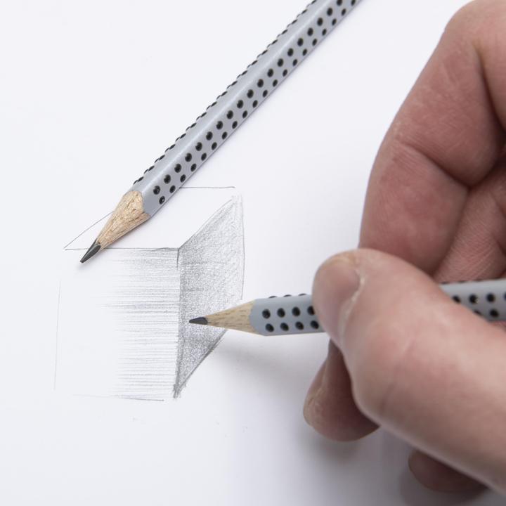 Actual product image Faber-Castell Grip pencil (7 mm, HB, 12 x)