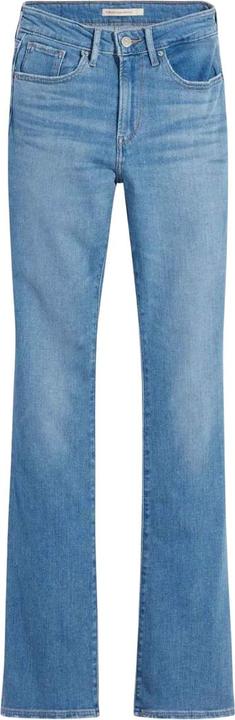 Actual product image Levis Womens/Ladies 725 Tribeca Sun Leather Patch Bootcut Jeans (32)