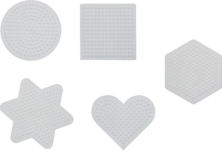Productafbeelding Hama Perlen Vierkant, Cirkel, Zeshoek, Hart, Ster