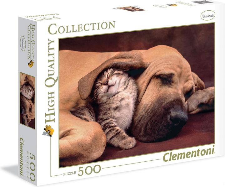 Actual product image Clementoni Dog & Cat (500 pieces)