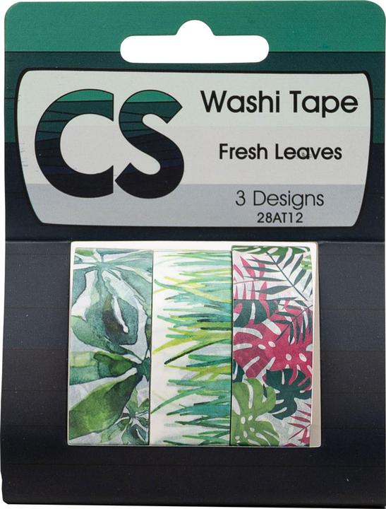 Immagine prodotto Colorations Nastro Washi Piante 3 rotoli, 5 metri.