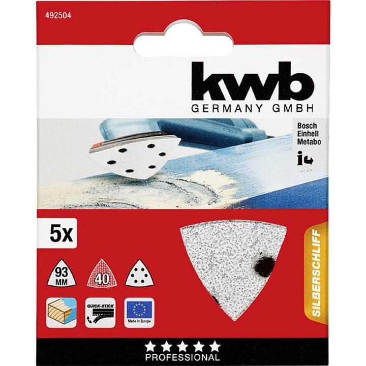 Produktbild kwb Delta-Haftscheiben K40 /5Stück (40)