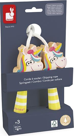 Actual product image Janod Applepop skipping rope unicorn (200 cm)