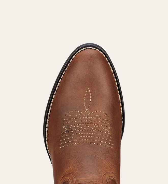 Actual product image Ariat 's leather western boots heritage r toe (41)
