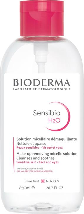 Actual product image Bioderma H2O Pompe Inversée (Micelle water, 850 ml)
