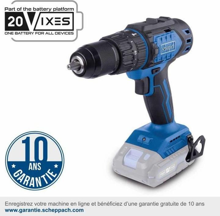Immagine prodotto Scheppach Trapano a percussione a batteria BC-CD60-X (fai da te) (Batteria ricaricabile)