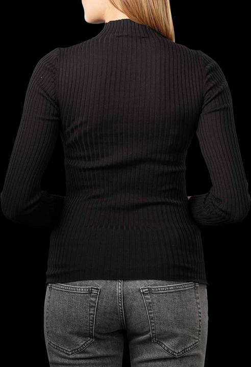 Produktbild Armedangels Alaania Pullover Stand-Up Collar Black (XS)