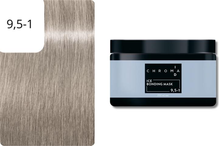 Produktbild Schwarzkopf Professional Chroma ID Bonding Color Mask 9,5-1 Platinblond Cendré (250 ml)
