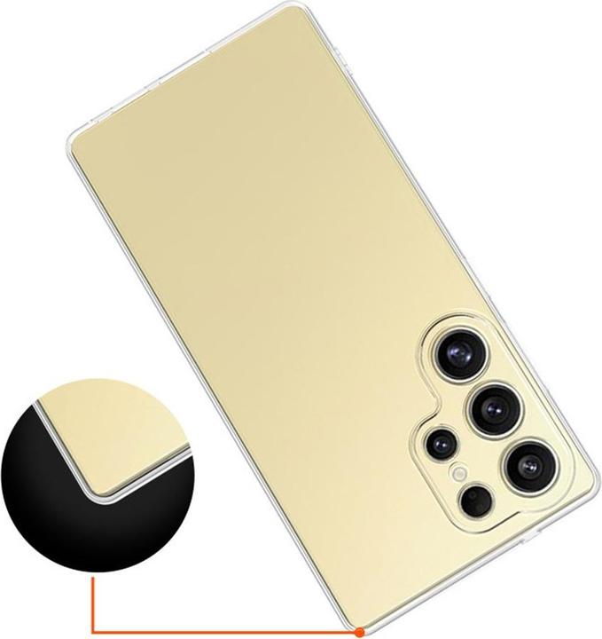 Produktbild Deltalabs Gummi Hülle Case mit Kameraschutz (Samsung Galaxy S25 Ultra)