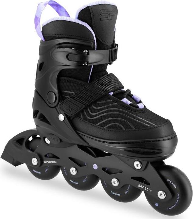 Actual product image Spokey INLINE SKATES MATTY 943452 39-42 BLACK (40)