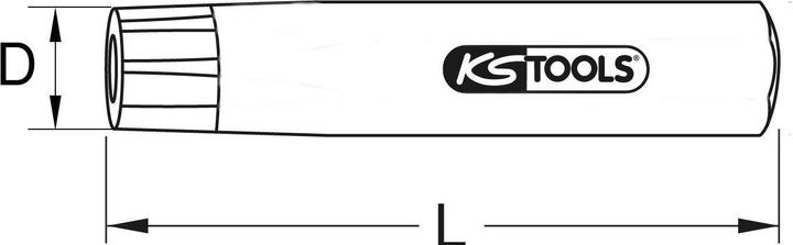 Image du produit KS Tools Perforateur rond. 8mm 129.2308