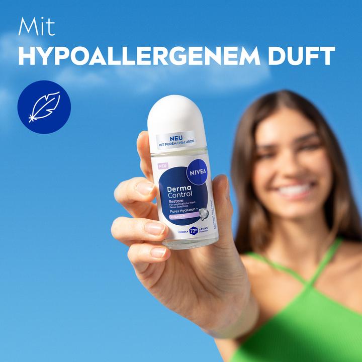 Actual product image NIVEA Deo Derma Control Restore Roll-on Female 50 ml (Roll-on, 50 ml)