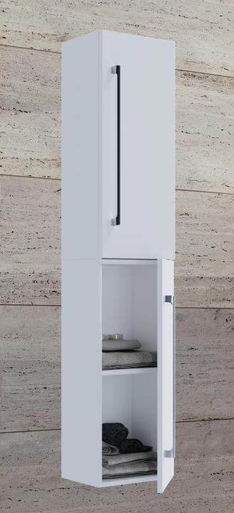 Actual product image VCM Wooden Bathroom Furniture Tall Cabinet Badinos 2 Hinged Doors (33 x 22 x 150 cm)