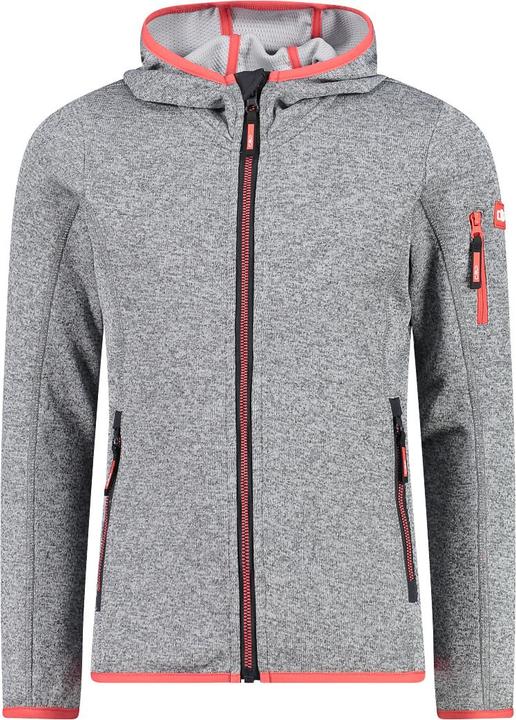 CMP Campagnolo Girl's Jacket Fix Hood Knitted + Mesh (98)
