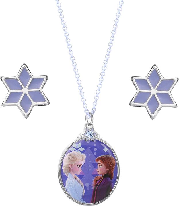 Immagine prodotto Disney Set collana e orecchie Frozen (Argento)