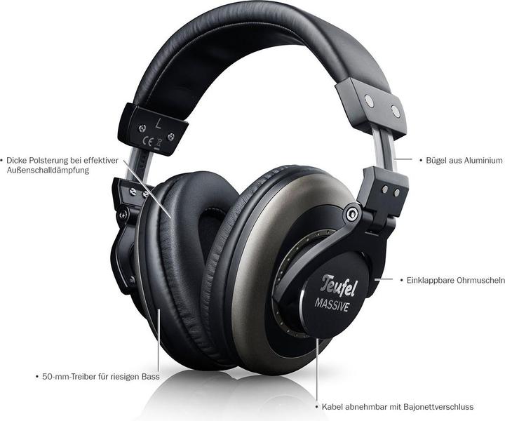 Actual product image Teufel Massive (No noise cancelling, Cable)