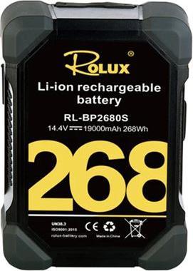Produktbild Rolux Smart V-Mount Akku RL-BP2680S 268Wh 14,4V 19000mAh (1 Stk., 19000 mAh, Akku)