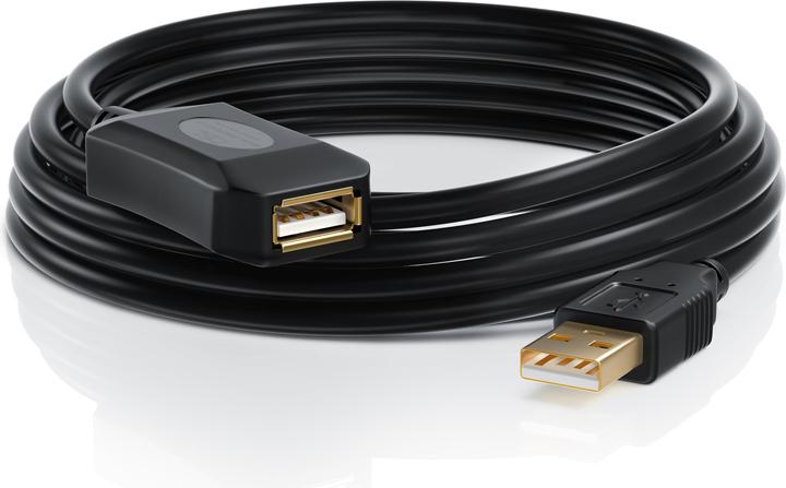 Produktbild CSL USB 2.0 Repeaterkabel - Verstärker - Verlängerungskabel - Repeater Kabel mit Signalverstärkung (5 m, USB 2.0)