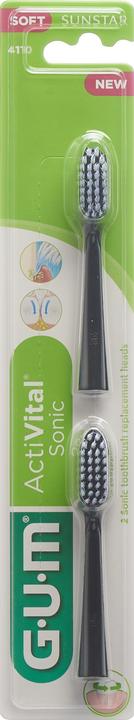 Image du produit GUM SUNSTAR Activital Sonic têtes recharge noir (2 x)