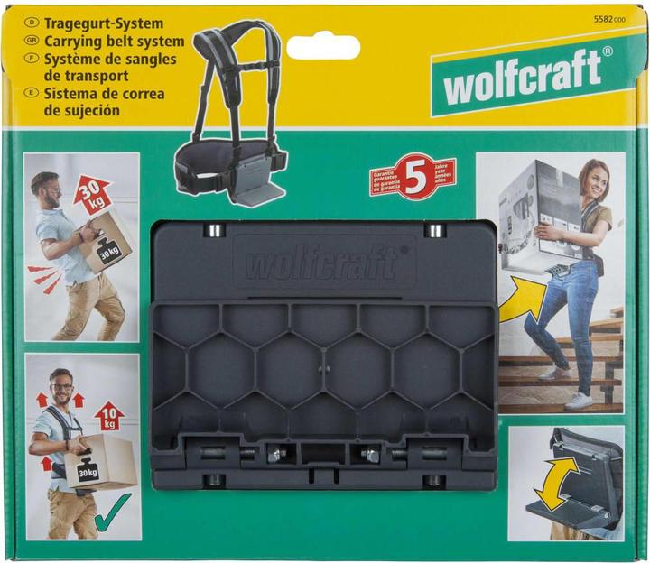 Produktbild wolfcraft wolfcraft 1 Tragegurtsystem (30 kg)