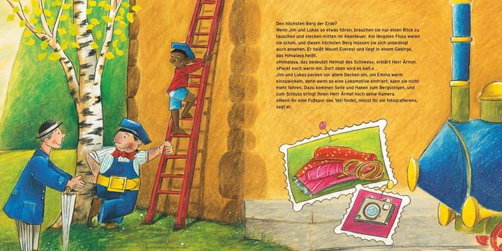 Actual product image Jim Knopf: Jim Knopf auf dem Dach der Welt (German, Charlotte Lyne, Michael End, 2020)