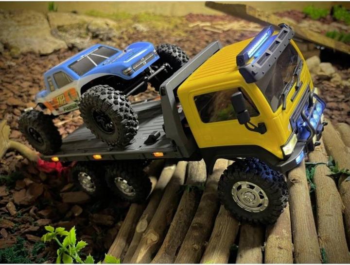 Actual product image Absima CR18P Tow Truck 6x6 Brushless 1:18 RC model truck electric crawler four-wheel drive