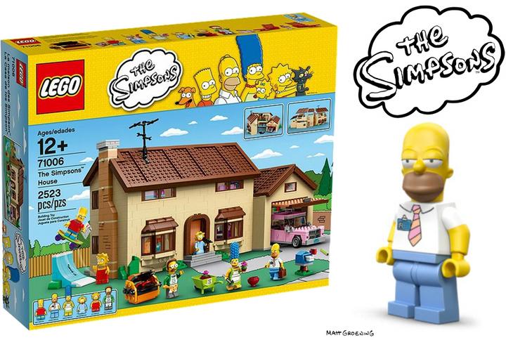 Image du produit LEGO The Simpsons La maison des Simpson (71006, LEGO difficiles à trouver)