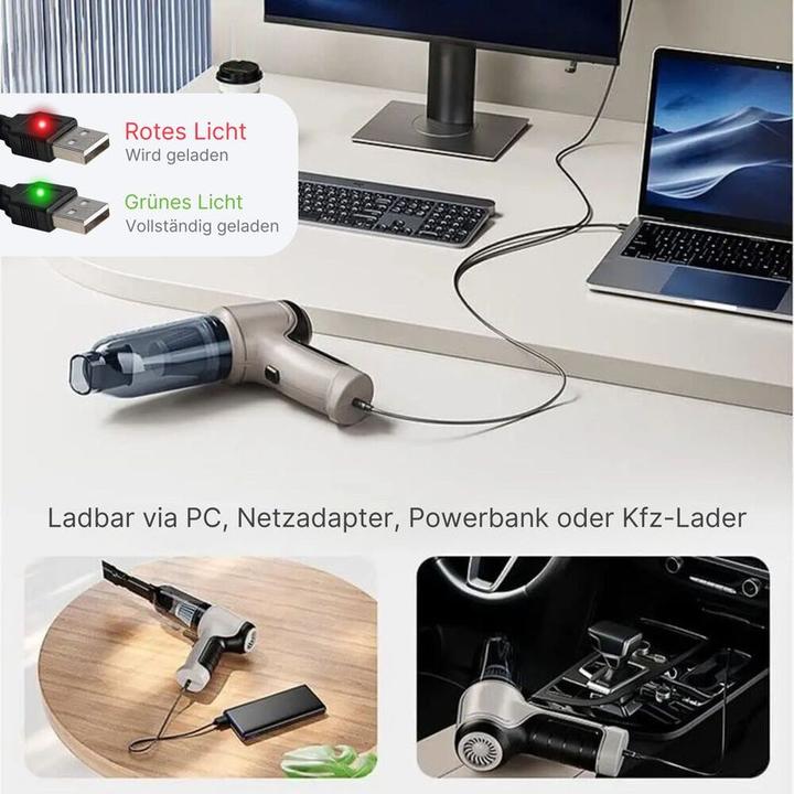 Actual product image Hermex Cordless hoover Hand-held hoover 3-in-1 car hoover