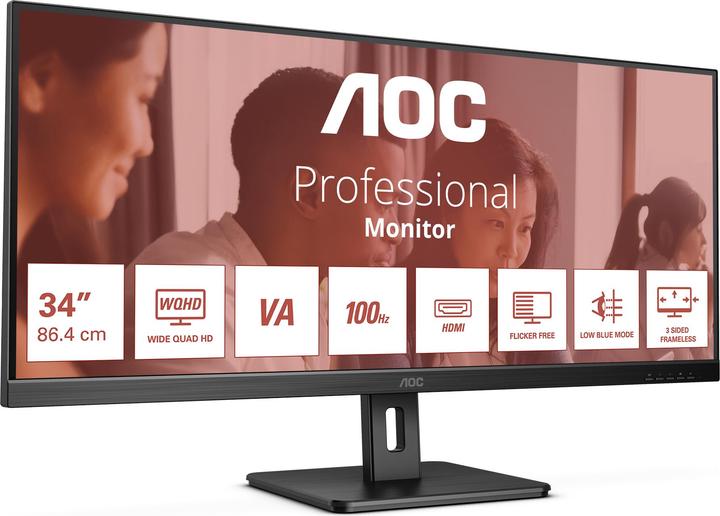 Produktbild AOC U34E2M (3440 x 1440 Pixel, 34")