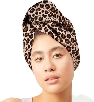 Immagine prodotto Glov Avvolgere i capelli con un turbante morbido Na WÅ'osy Cheetah