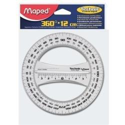 Produktbild Maped Winkelmesser Geometric 360 Grad, 120 mm,aus Kunststoff (12 cm)