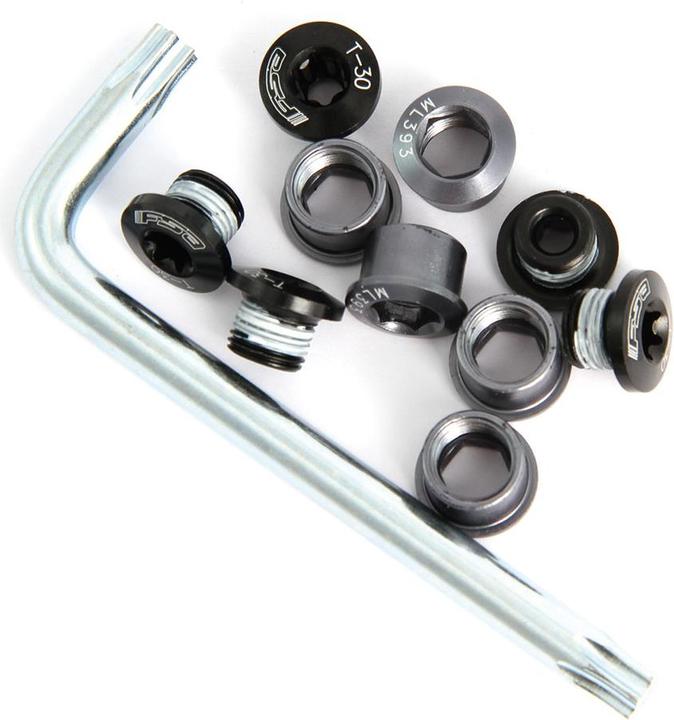 Actual product image FSA Torx 5 arm chainring bolt set