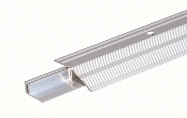 Alberts Ausgleichsprofil Pro Alu silber eloxiert 2700 x 44 x 1,5 mm für Beläg...