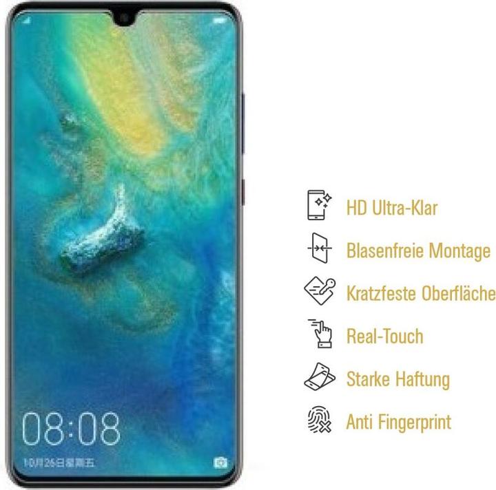 Produktbild Protectorking 2x Panzerfolie Anti-Shock HD Klar (2 Stück, Huawei Mate 20 X)