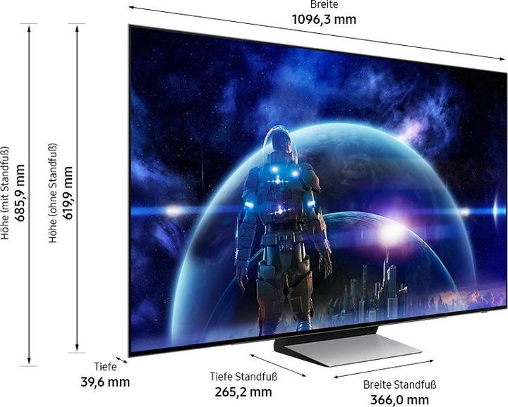 Actual product image Samsung TV GQ48S94DAEXZG 48 inch, OLED 4K (48", OLED, 4K, 2024)