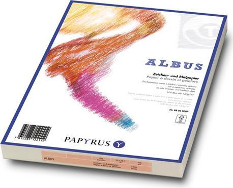 Image du produit Papyrus Papiers à dessin et à peinture Albus (A4, Blanc)