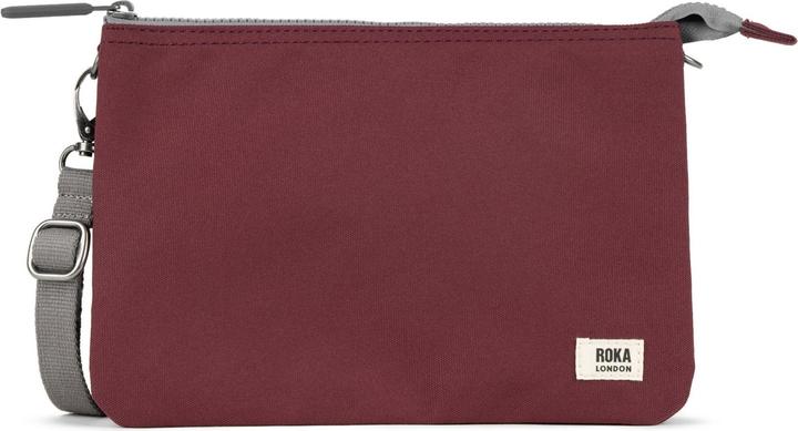 Roka London Carnaby Crossbody XL Recycled Canvas Zinfandel