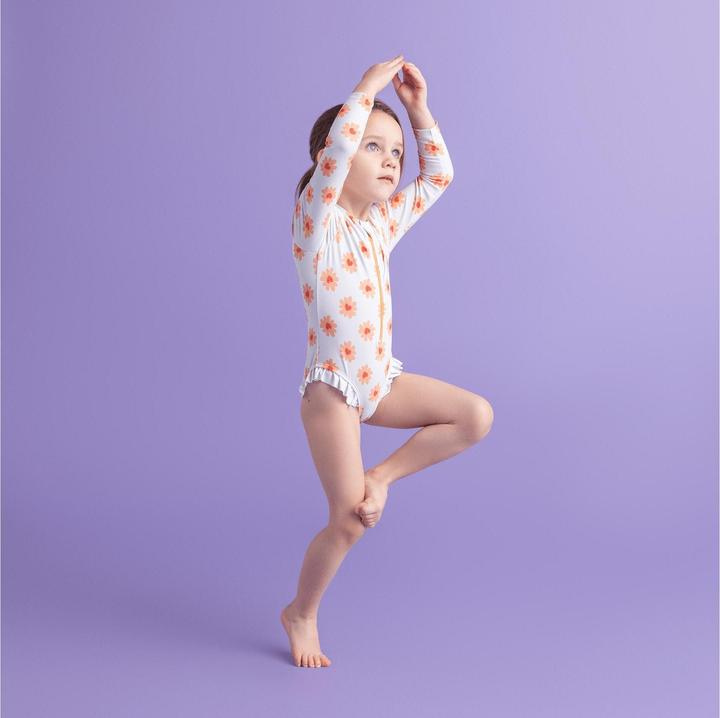 Produktbild Swim Essentials Badeanzug langarm Flower Hearts Gr. 86/92 (92)