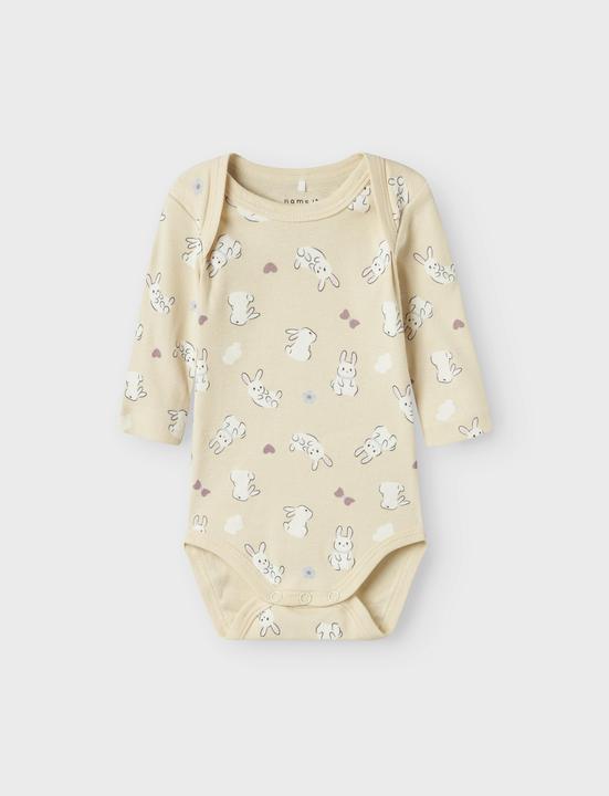 Actual product image Name it Nbfbody 3p Ls Summr Sand Rabbit Noos (92)
