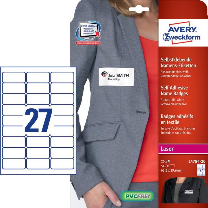 Productafbeelding Avery Naam etiketten
