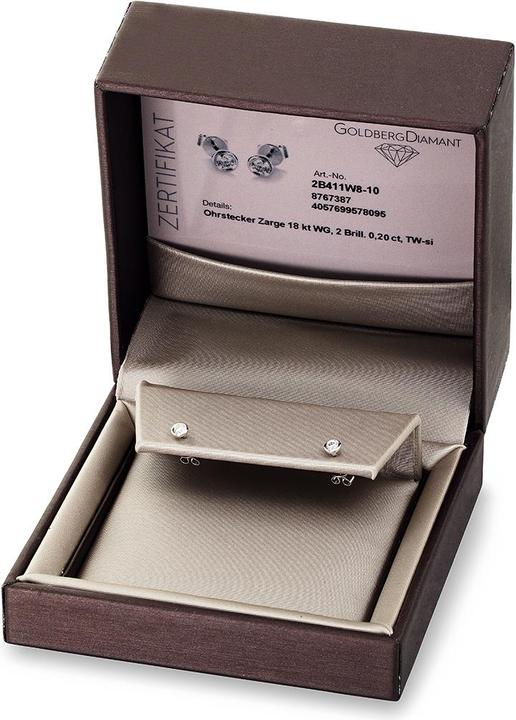 Image du produit Goldberg Diamant Boucles d'oreilles 0.2 ct (Or blanc)