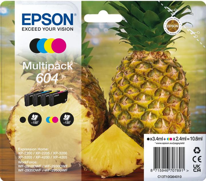 Image du produit Epson 604 Multipack (M, C, Y, CF)