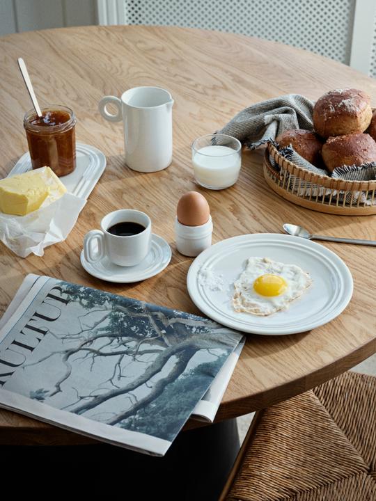 Produktbild Broste Copenhagen Stevns Eierbecher chalk white 5cm (1 x)