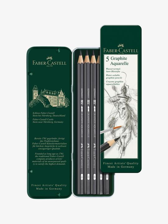 Produktbild Faber-Castell Graphite Aquarelle (3.30 mm, HB, 5 x)