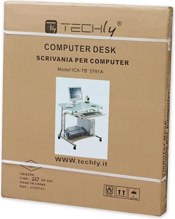 Actual product image Techly Compact Desk (80 x 60 x 75 cm)