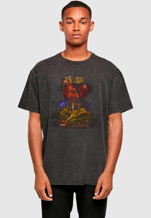 Actual product image Merchcode DIO - Fade Art Acid Washed Oversize Tee - 169611 (S)