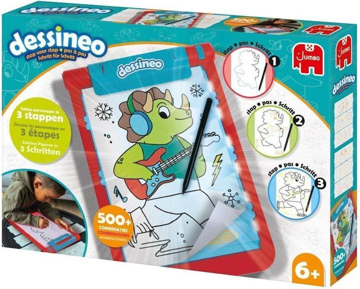 Image du produit Jumbo Planche à dessin de personnages Dessineo pas à pas
